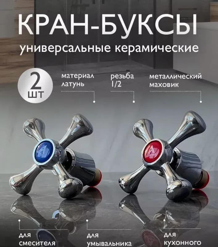 ВТ смеситель для ванны с маховиком