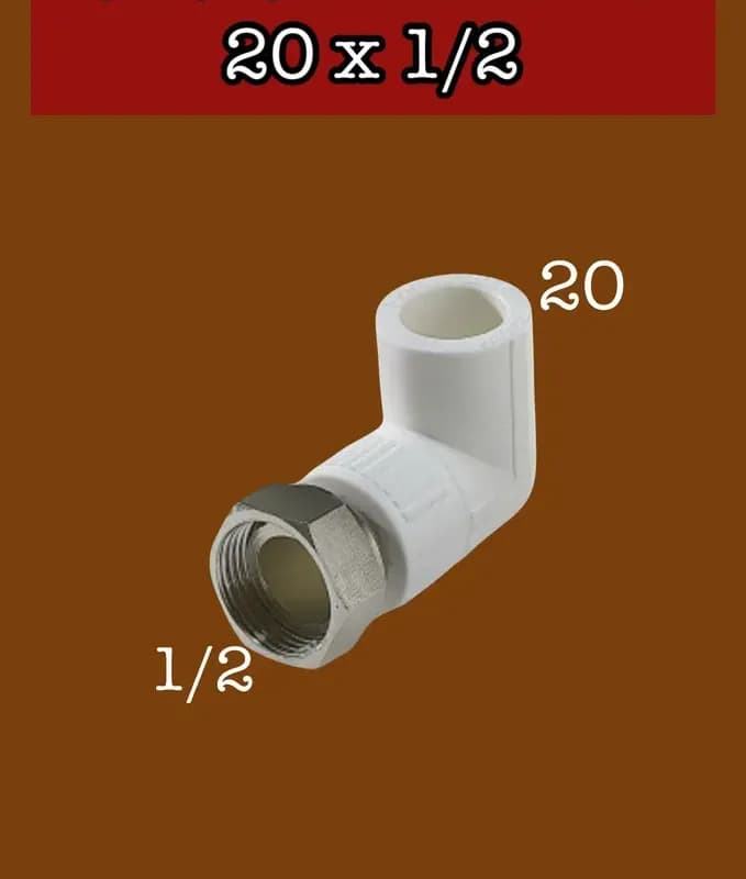 Серый ПП Чех накидная гайка 20×1/2