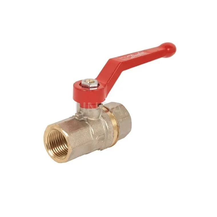 Danfoss кран латунный 1×1/4 гайка-гайка резьба