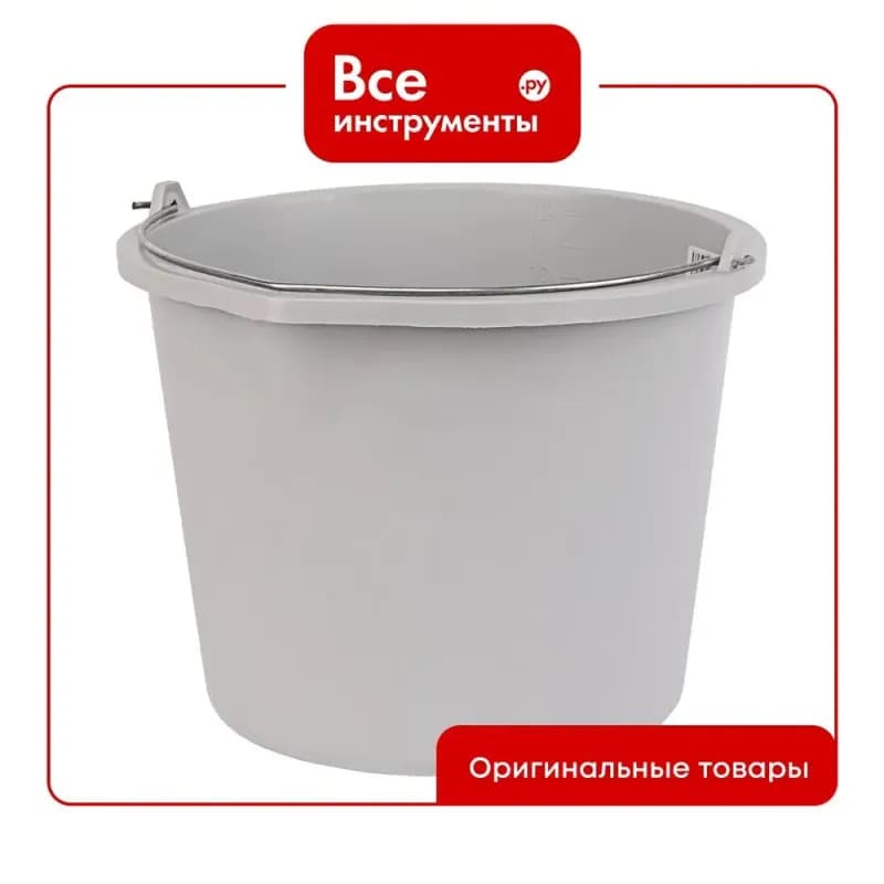 Ведро жёлтый усиленный 12 л