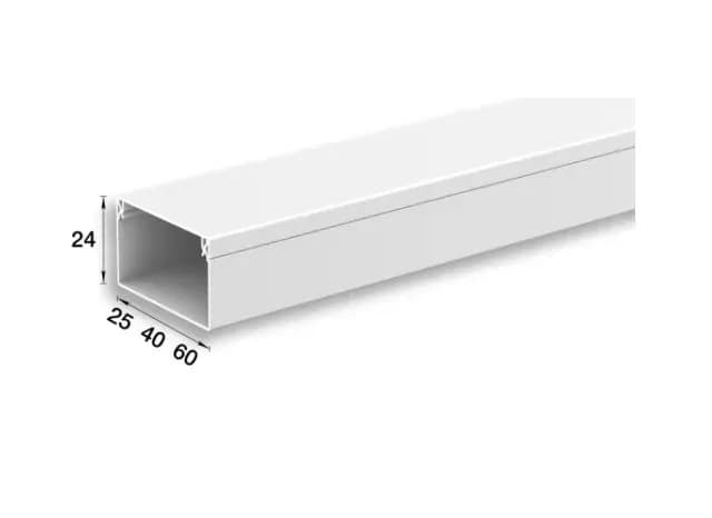Короб кабельная белый 40×24 мм/2 м
