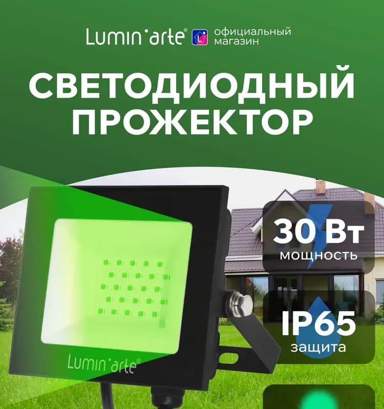 Электро светодиодный прожектор 30 W