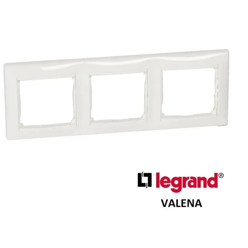 Legrand рамка белый 4-я