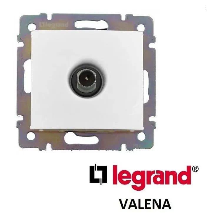 Legrand розетка телевизионная, белая