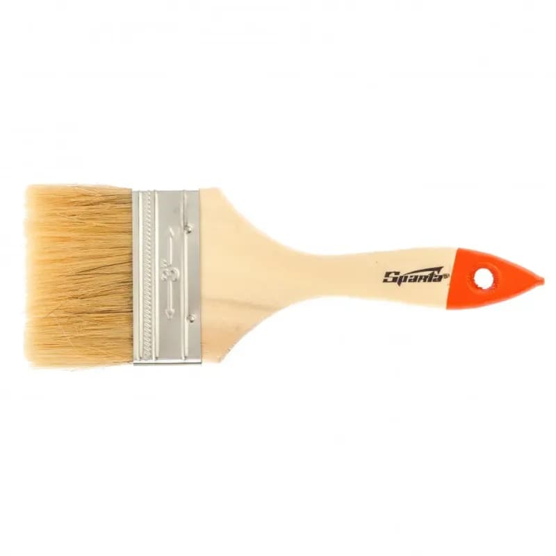 Кисть плоская Sparta "Slimline", натуральная щетина, 3/4"