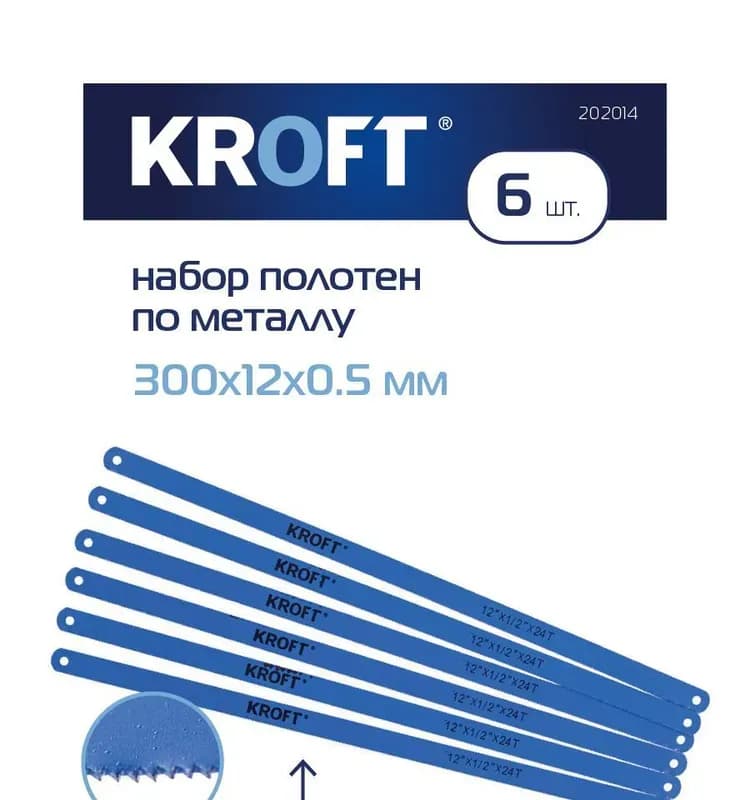 Sparta полотно для ножовки по металлу 300 мм