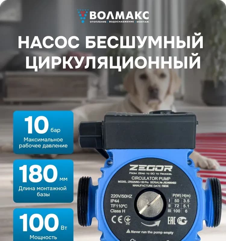 ZEGOR 32/8 Pro циркуляционный насос