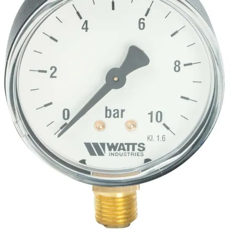WATTS Манометр вертикальный 1/4-10 бар