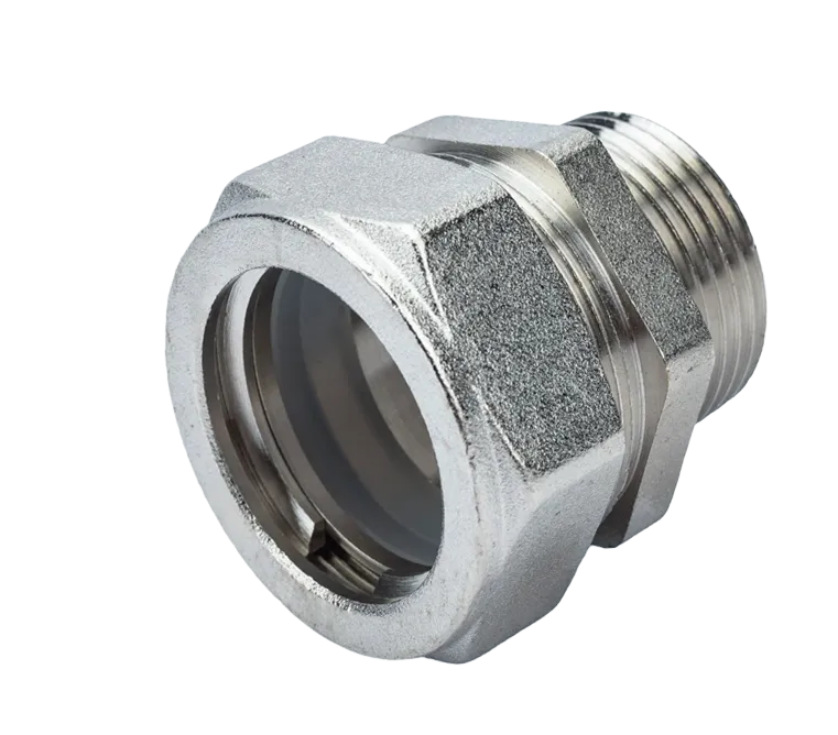 НИКЕЛЬ Муфта для гоф. трубы 25х1"1/4 нар. VER-PRO (70/2шт)