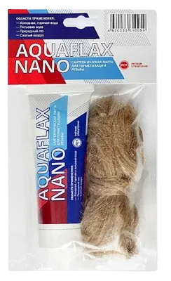 Комплект (паста 80г. + лён 20г.) AquaflaxNANO (25/1шт)