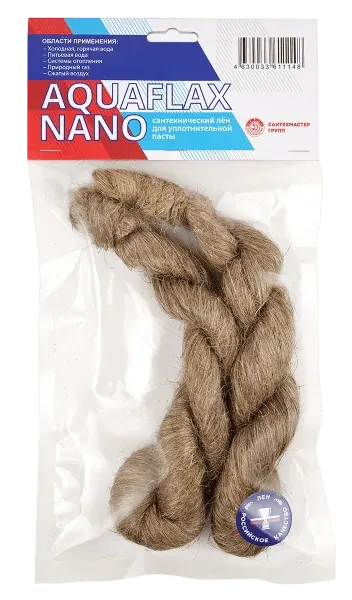 Лён (ЕВРО) сантехнический 100г AquaflaxNANO (10/1шт)
