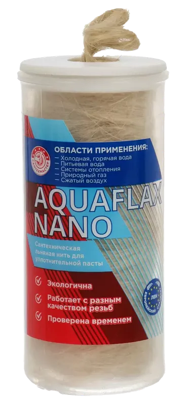 Сантехническая льняная нить (ЕВРО) 40г AquaflaxNANO (25/1шт)