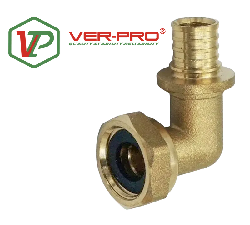 АКС. Уголок с НАК. гайкой 20*3/4 F "VER-PRO" (150/10шт)