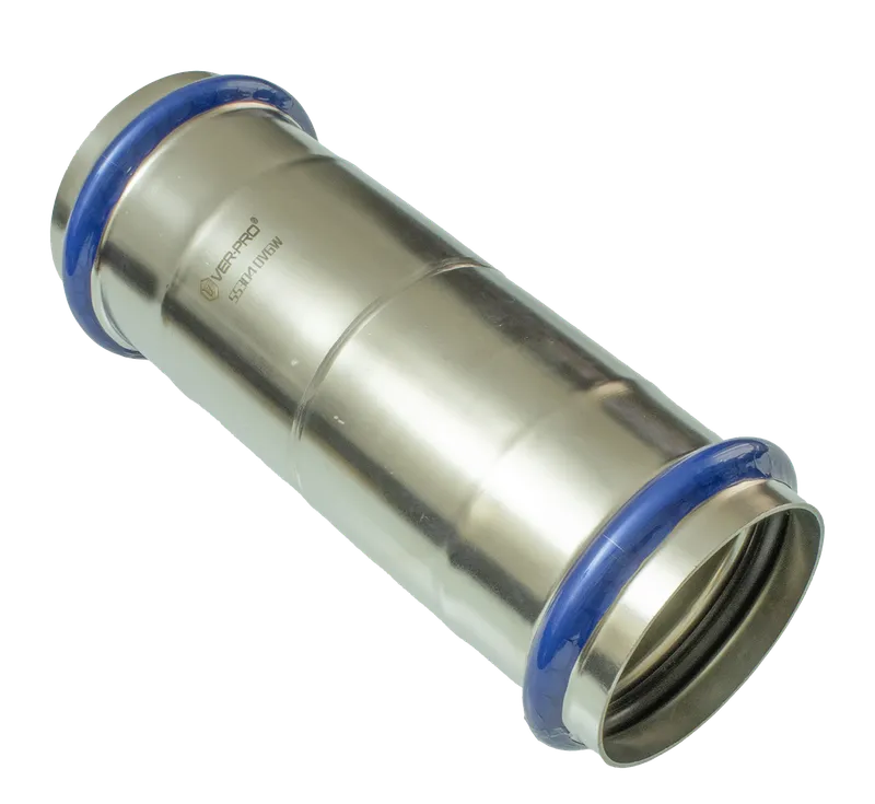 НЕРЖ Муфта соединительный 88.9*88.9 "VER-PRO" (8/1шт)