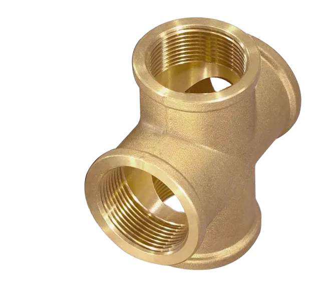 Крестовина латун 1"Гх1"Гх1"Гх1"Г ViEiR (30/3шт)