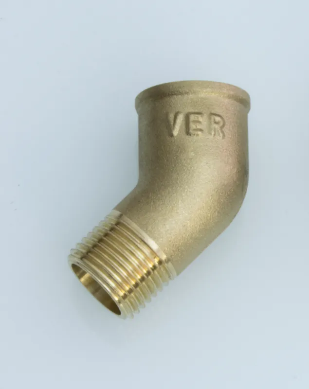 Уголок латун 45° 1/2 Г. х 1/2 Ш. ViEiR (160/10шт)